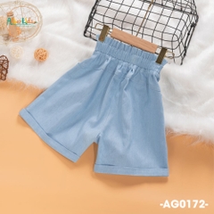 Quần đùi denim bé gái AG0172