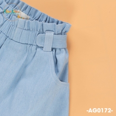 Quần đùi denim bé gái AG0172