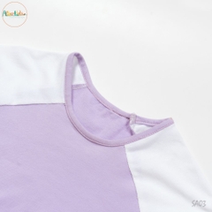 Bộ đồ cộc tay bé gái Cotton SA03