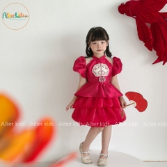 Váy BG trung thu đầu lân A1111