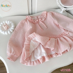 Sét bộ đồ bé gái dài tay kẻ A1106