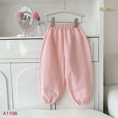 Sét bộ đồ bé gái dài tay kẻ A1106