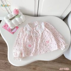 Sét bộ BG dài tay ren cổ họa tiết A1132