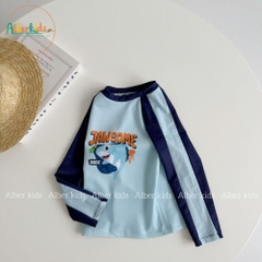 Sét đồ bơi bé trai áo dài tay kèm quần A0819