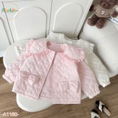 Áo khoác phao 2 màu trần bông BG A1160