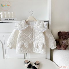 Áo khoác phao 2 màu trần bông BG A1160