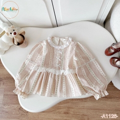 Sét bộ BG dài tay kẻ hoa A1126