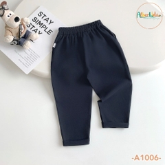 Quần dài bé trai baggy 2 cúc A1007