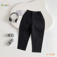 Quần dài bé trai kaki đen A1008