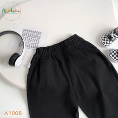 Quần dài bé trai kaki đen A1008
