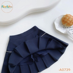 Chân váy xếp ly đính nơ A0739