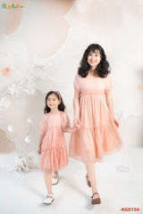Váy mẹ bé 3 tầng Ag0156-Ag0157
