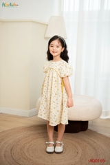 Váy bé gái họa tiết in hoa AG0165