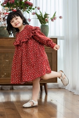 Váy BG hoa nhí đỏ Luci Dress V33