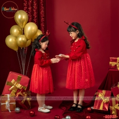 Váy bé gái đính ngọc phối lưới AG0137