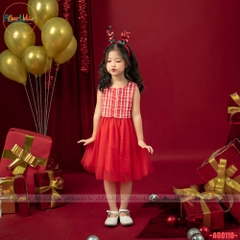 Váy bé gái công chúa đỏ AG0110