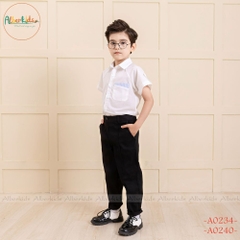 Quần dài bé trai ĐEN A0240