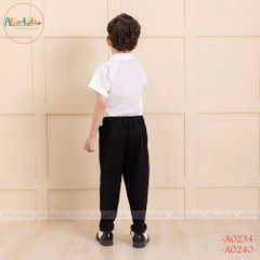 Quần dài bé trai ĐEN A0240