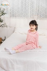 Bộ ngủ thu đông hồng lạc đà SA12