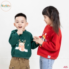 Áo nỉ in hinh noel A05