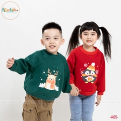 Áo nỉ in hinh noel A05