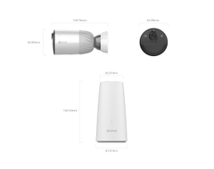 Camera Dùng Pin EZVIZ BC1-B3 (2MP - 12.900mAh)