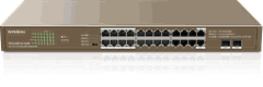Switch TENDA TEG1126P-24-410W (24 Gigabit PoE Port - 2 SFP Port)