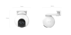 Camera Wifi Ngoài Trời EZVIZ C8PF Ống Kính Kép (2MP - Zoom 8X)