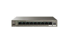 Switch TENDA TEG1110PF-8-102W (9 Gigabit Port Với 8 PoE Port - 1 SFP Port)