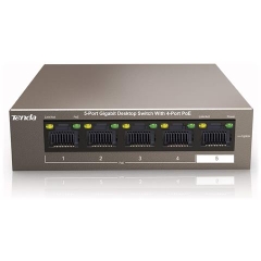 Switch TENDA TEG1105P-4-63W (5 Gigabit Port Với 4 PoE Port)