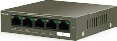 Switch TENDA TEG1105P-4-63W (5 Gigabit Port Với 4 PoE Port)
