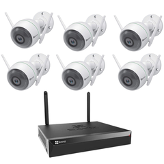 (EZVIZ) Bộ Kit 6 Camera Cố Định Ngoài Trời (2MP)