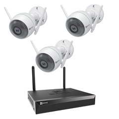 (EZVIZ) Bộ Kit 3 Camera Cố Định Ngoài Trời (2MP)