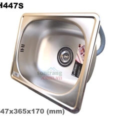Chậu rửa bát inox 1 hộc SHN 1H447S