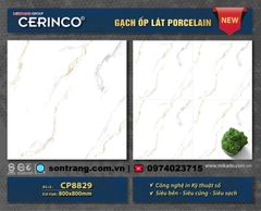 Gạch Porcelain 80x80 Mikado CP8829 Trắng khói
