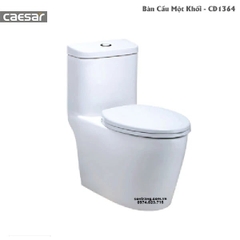 Bàn Cầu Một Khối CAESAR-CD1364