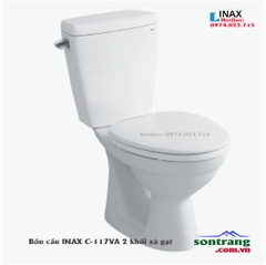 Bồn cầu 2 khối xả gạt INAX C-117VA