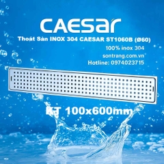 Thoát Sàn INOX 304 CAESAR ST1060B (Ø60)