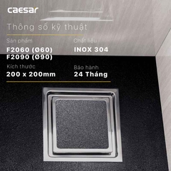 Thoát Sàn CAESAR F2060 (Ø60)