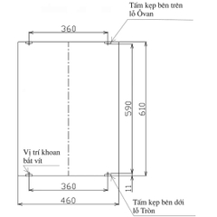 Gương phòng tắmTráng Bạc KF-4560VA INAX