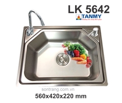 CHẬU INOX  TÂN MỸ Lucky LK5642