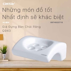 Giá cắm Bàn Chải Răng CAESAR Q943 3 Lỗ bằng sứ