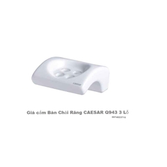 Giá cắm Bàn Chải Răng CAESAR Q943 3 Lỗ bằng sứ