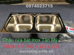 CHẬU INOX  TÂN MỸ TM 76