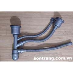 Bộ Xi Phông thoát nước chậu rửa bát 1 hố Tân Mỹ