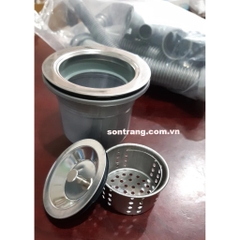 Bộ Xi Phông thoát nước chậu rửa bát 1 hố Tân Mỹ