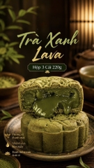 TRUNG THU TRÀ XANH LAVA (cái 220-250gr)