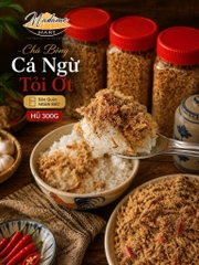 CHÀ BÔNG CÁ NGỪ TỎI ỚT