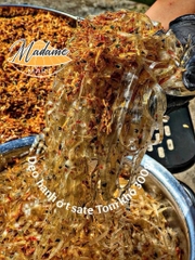 TRÁNG DẺO HÀNH ỚT SATE TÔM (Túi 300G)