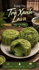 TRUNG THU TRÀ XANH LAVA (cái 220-250gr)